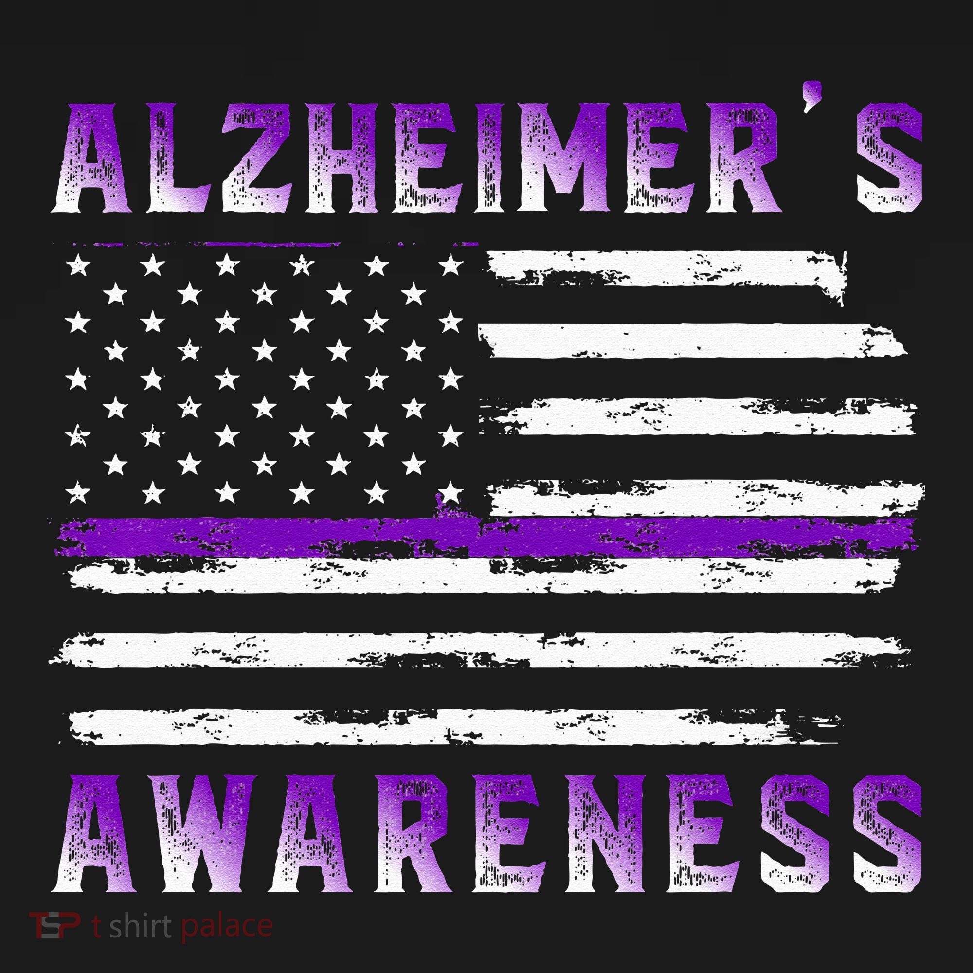 Alzheimer Awareness Purple Ribbon The End Of Alzheimers T-Shirt