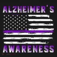 Alzheimer Awareness Purple Ribbon The End Of Alzheimers Coaster thumb 2