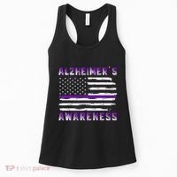 Alzheimer Awareness Purple Ribbon The End Of Alzheimers Women's Tank Top thumb 0