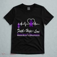 Alzheimer Awareness Purple Ribbon The End Of Alzheimers T-Shirt thumb 5