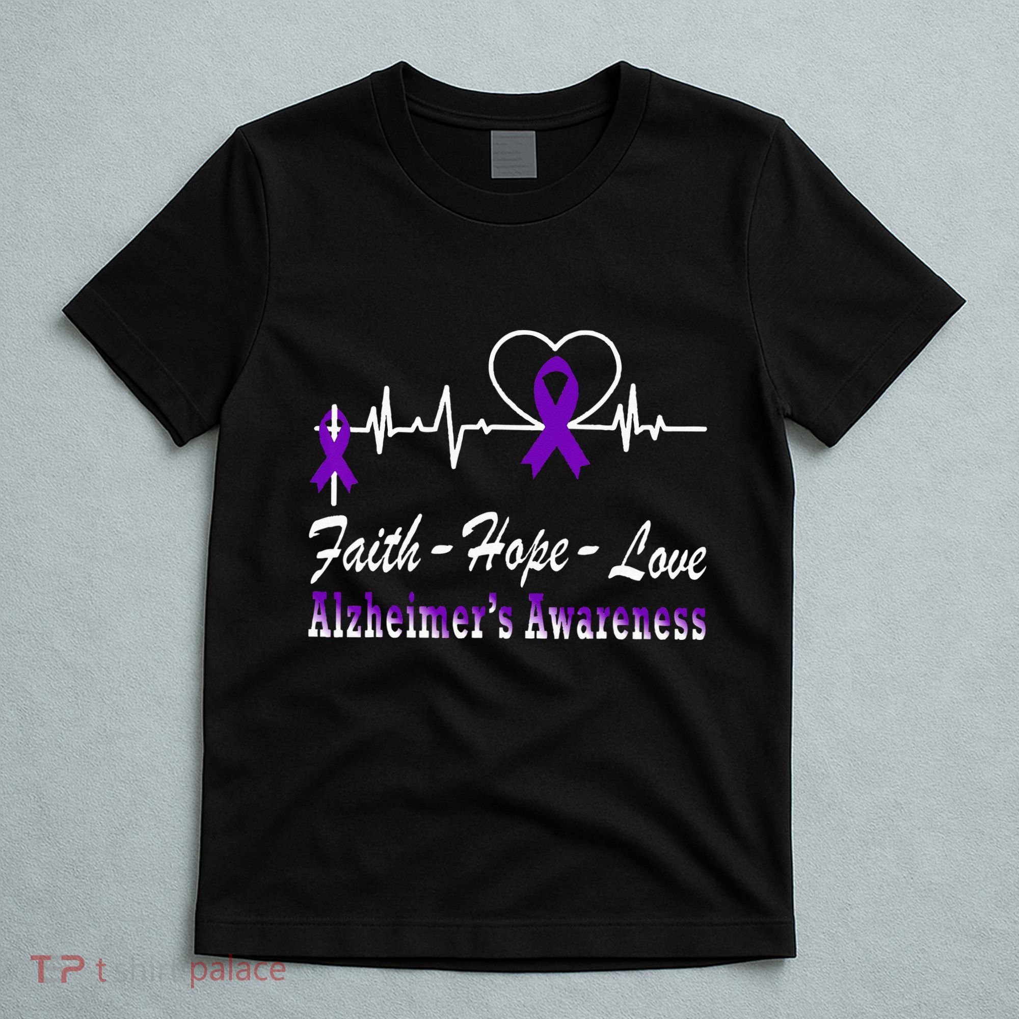 Alzheimer Awareness Purple Ribbon The End Of Alzheimers T-Shirt