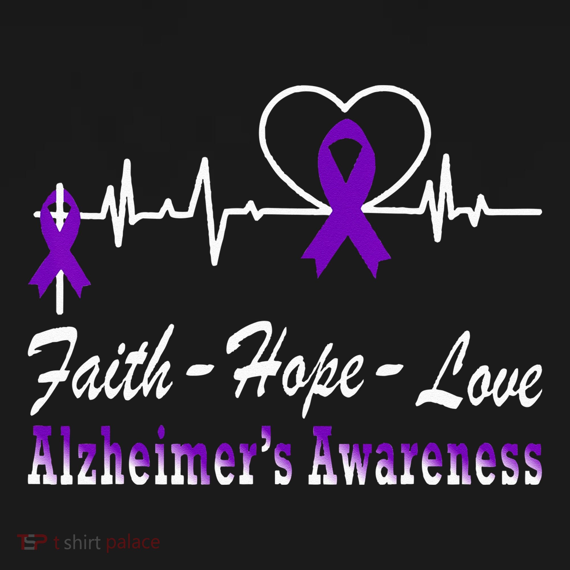 Alzheimer Awareness Purple Ribbon The End Of Alzheimers Coaster