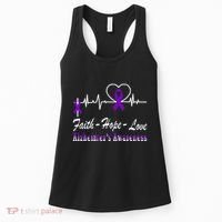 Alzheimer Awareness Purple Ribbon The End Of Alzheimers Women's Tank Top thumb 0