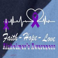 Alzheimer Awareness Purple Ribbon The End Of Alzheimers Raglan Baseball Sleeve Shirt thumb 2