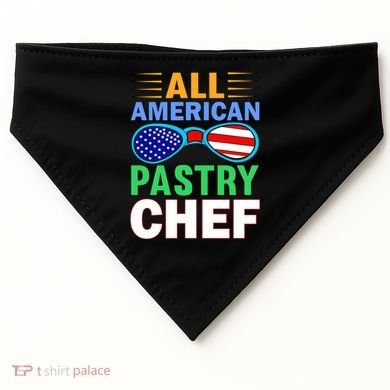 All American Pastry Chef USA-Made Doggie Bandana
