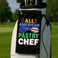 All American Pastry Chef Golf Towel thumb 2