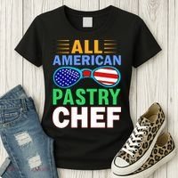 All American Pastry Chef Women's T-Shirt thumb 3