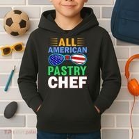 All American Pastry Chef Kids Hoodie thumb 2
