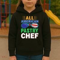 All American Pastry Chef Kids Hoodie thumb 3