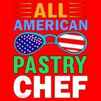 All American Pastry Chef Santa Hat thumb 1