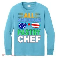 All American Pastry Chef Kids Long Sleeve Shirt thumb 0