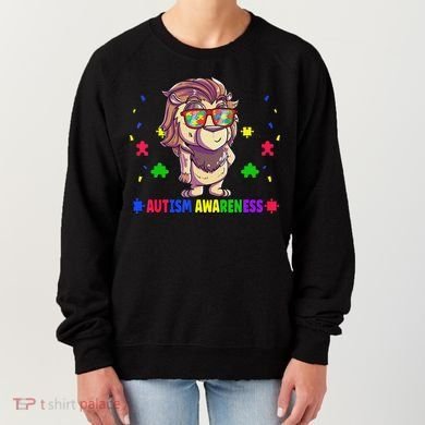 Autism Awareness Puzzle Piece Love Autistic Support Women's Sweatshirt