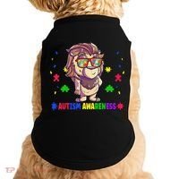 Autism Awareness Puzzle Piece Love Autistic Support Doggie Tank thumb 0