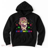 Autism Awareness Puzzle Piece Love Autistic Support Hoodie thumb 0