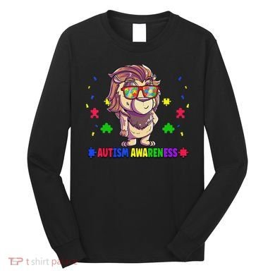 Autism Awareness Puzzle Piece Love Autistic Support Long Sleeve Shirt
