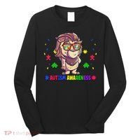 Autism Awareness Puzzle Piece Love Autistic Support Long Sleeve Shirt thumb 0