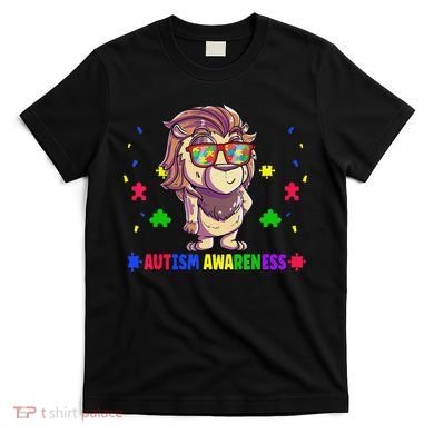Autism Awareness Puzzle Piece Love Autistic Support T-Shirt