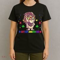 Autism Awareness Puzzle Piece Love Autistic Support T-Shirt thumb 4
