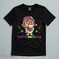 Autism Awareness Puzzle Piece Love Autistic Support T-Shirt thumb 5