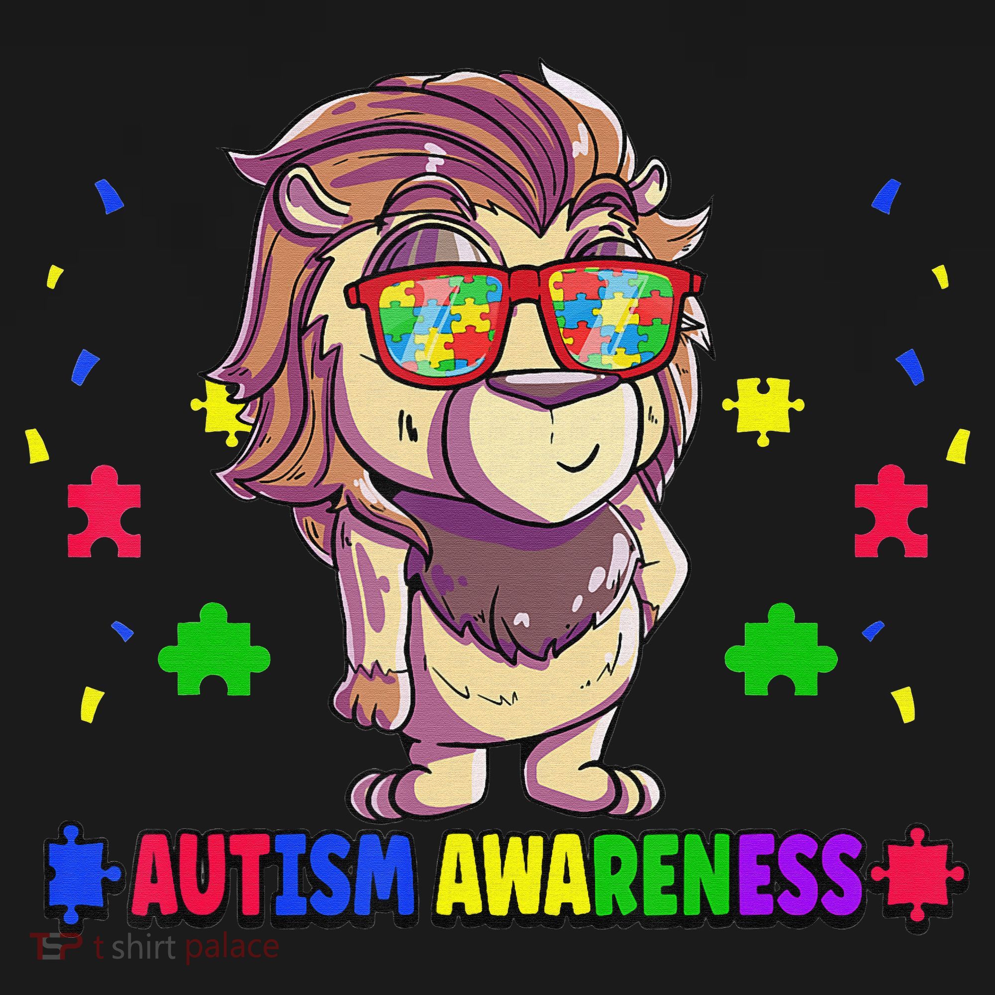Autism Awareness Puzzle Piece Love Autistic Support Button