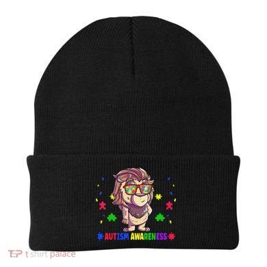 Autism Awareness Puzzle Piece Love Autistic Support Beanie