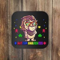 Autism Awareness Puzzle Piece Love Autistic Support Coaster thumb 0