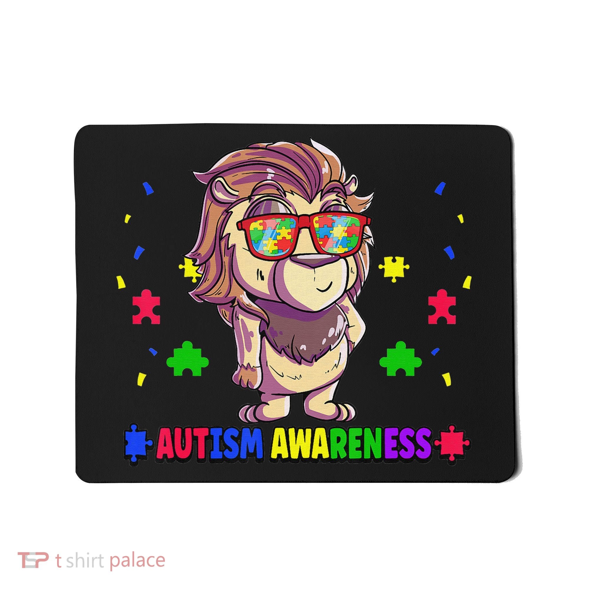 Autism Awareness Puzzle Piece Love Autistic Support Mousepad