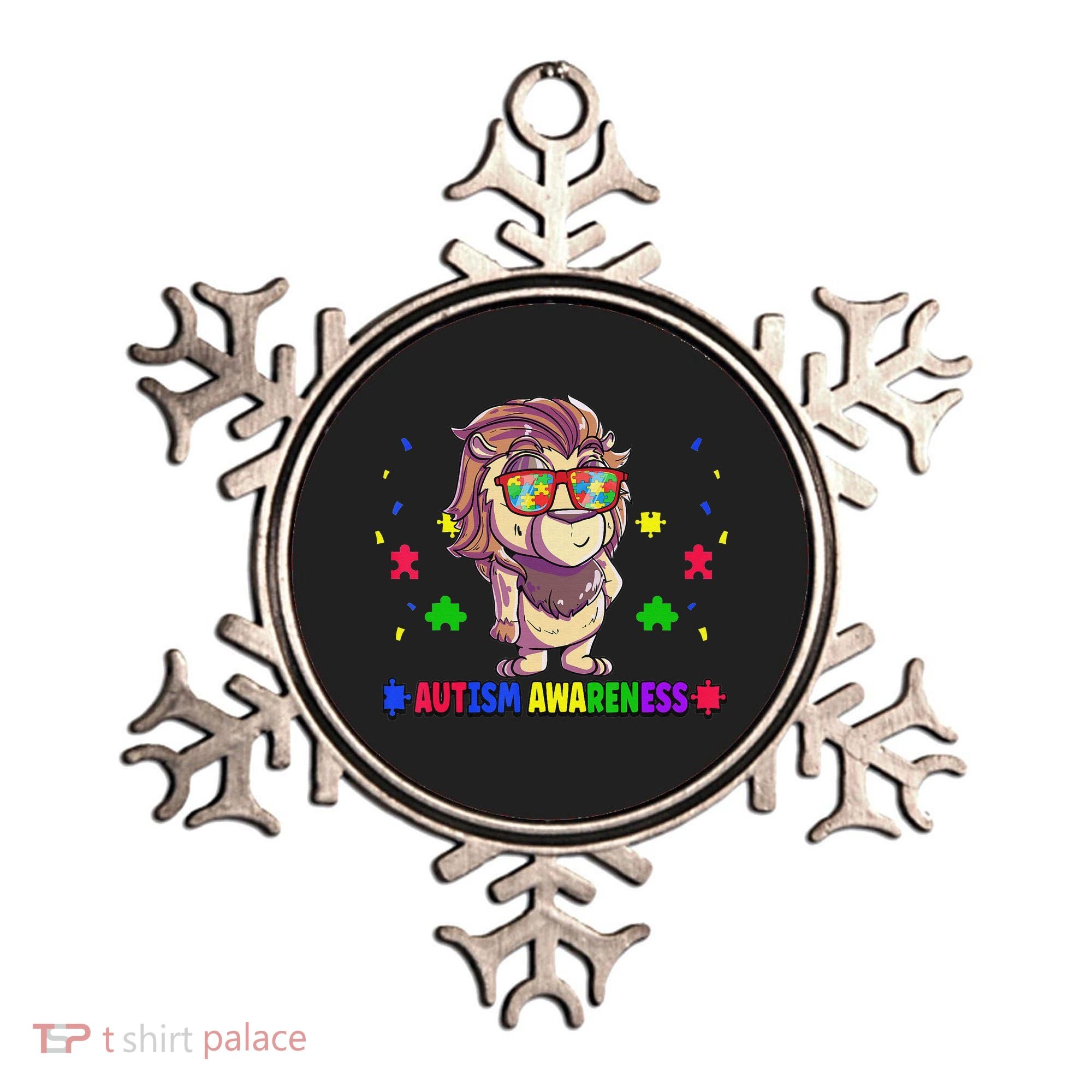 Autism Awareness Puzzle Piece Love Autistic Support Ornament