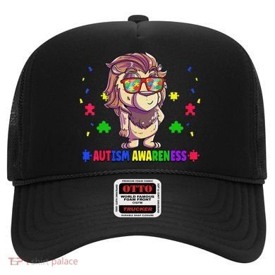 Autism Awareness Puzzle Piece Love Autistic Support Hat