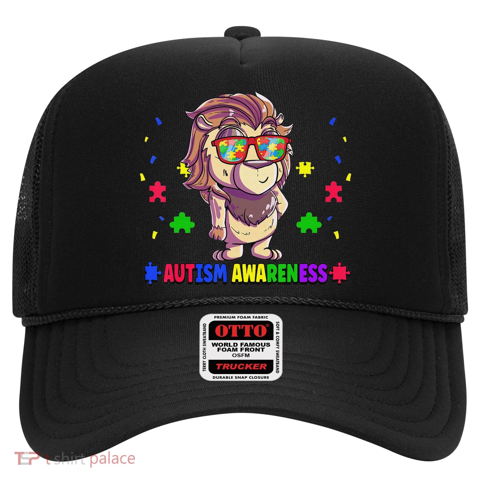 Autism Awareness Puzzle Piece Love Autistic Support Hat