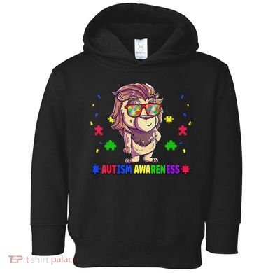 Autism Awareness Puzzle Piece Love Autistic Support Toddler Hoodie
