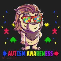 Autism Awareness Puzzle Piece Love Autistic Support Golf Towel thumb 3