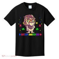 Autism Awareness Puzzle Piece Love Autistic Support Kids T-Shirt thumb 0