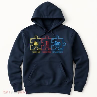 Autism Awareness Puzzle Elements Design Hoodie