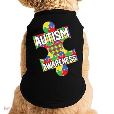 Autism Awareness Puzzle Piece Awareness Doggie Tank