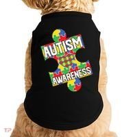 Autism Awareness Puzzle Piece Awareness Doggie Tank thumb 0