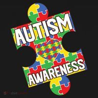 Autism Awareness Puzzle Piece Awareness USA-Made Doggie Bandana thumb 2