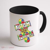 Autism Awareness Puzzle Piece Awareness Coffee Mug thumb 1