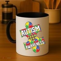 Autism Awareness Puzzle Piece Awareness Coffee Mug thumb 4
