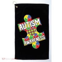 Autism Awareness Puzzle Piece Awareness Golf Towel thumb 0