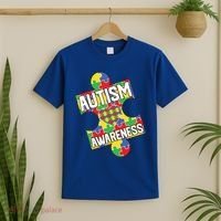 Autism Awareness Puzzle Piece Awareness T-Shirt thumb 2