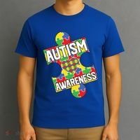Autism Awareness Puzzle Piece Awareness T-Shirt thumb 3