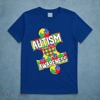 Autism Awareness Puzzle Piece Awareness T-Shirt thumb 5