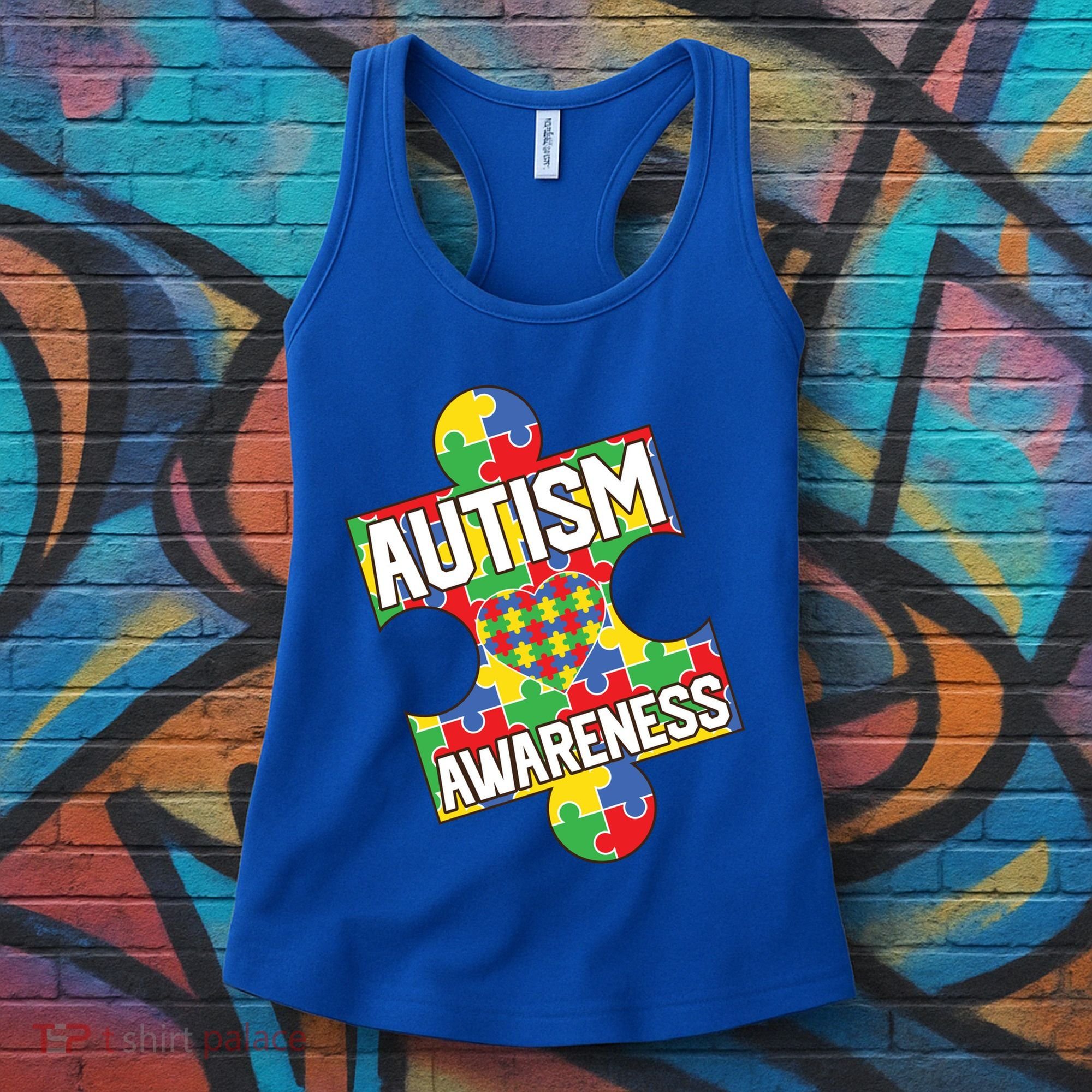Autism Awareness Puzzle Piece Awareness Women's Tank Top