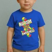 Autism Awareness Puzzle Piece Awareness Toddler T-Shirt thumb 2