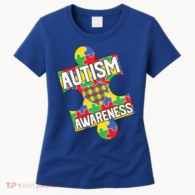 Autism Awareness Puzzle Piece Awareness Women's T-Shirt