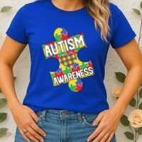 Autism Awareness Puzzle Piece Awareness Women's T-Shirt thumb 2