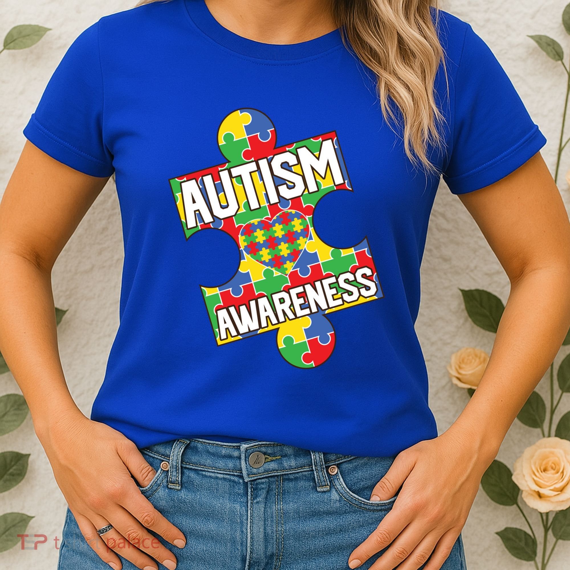 Autism Awareness Puzzle Piece Awareness Women's T-Shirt