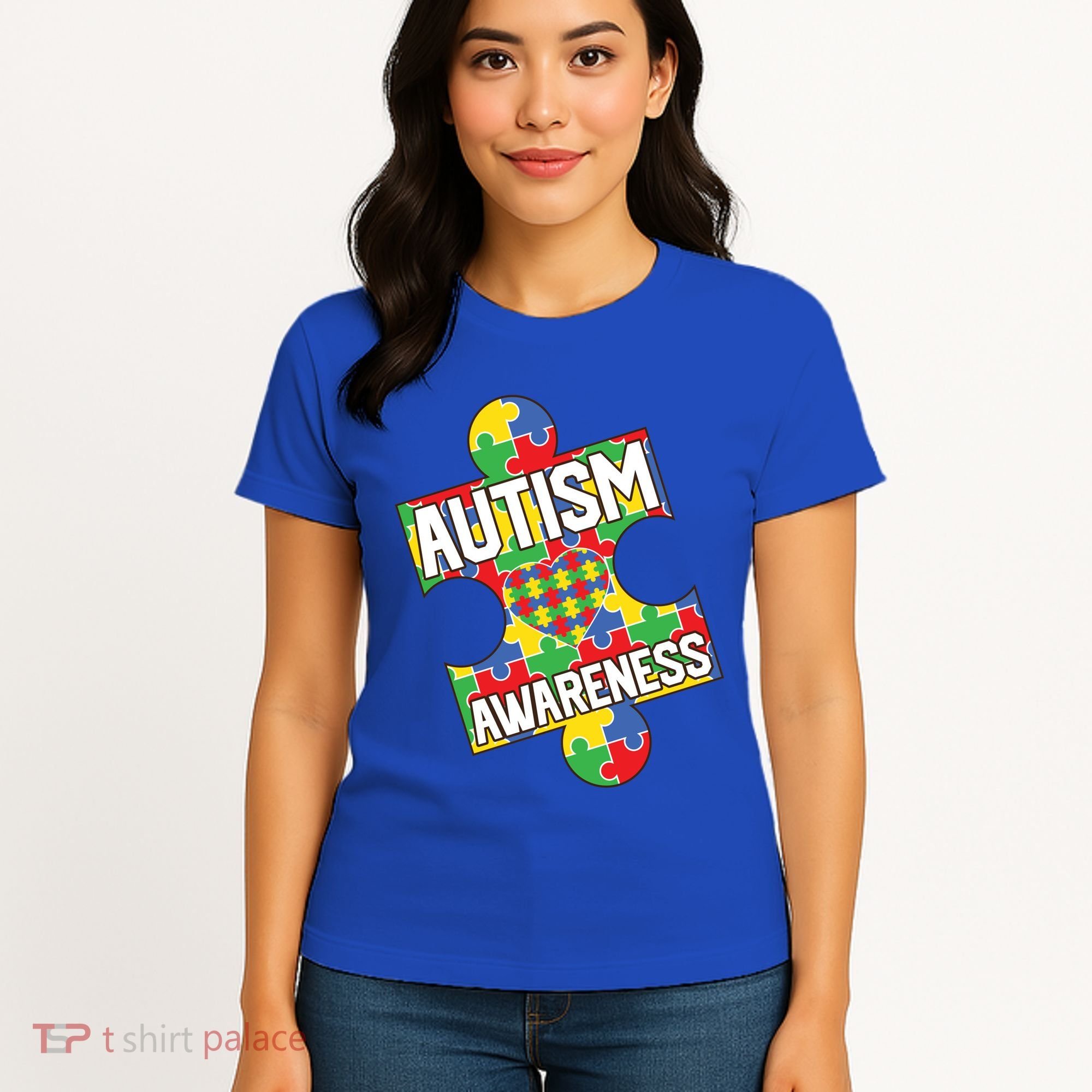 Autism Awareness Puzzle Piece Awareness Women's T-Shirt