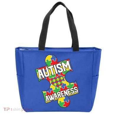 Autism Awareness Puzzle Piece Awareness Tote Bag
